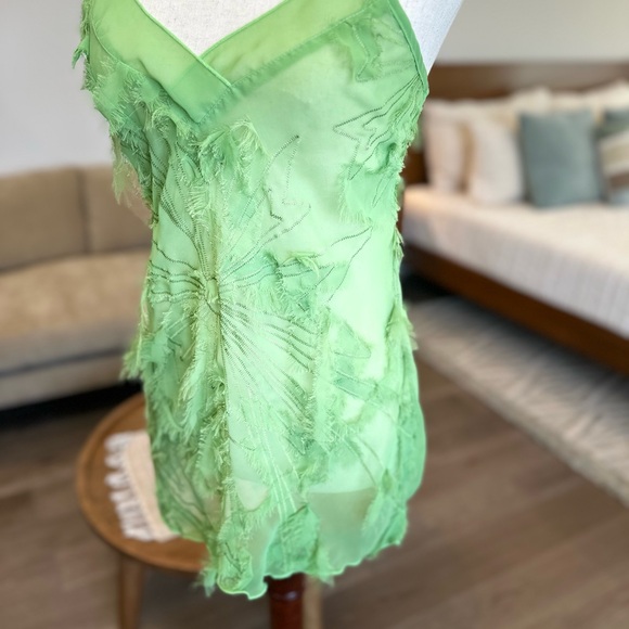 Fumbling Foe sheer tank top - Picture 3 of 9